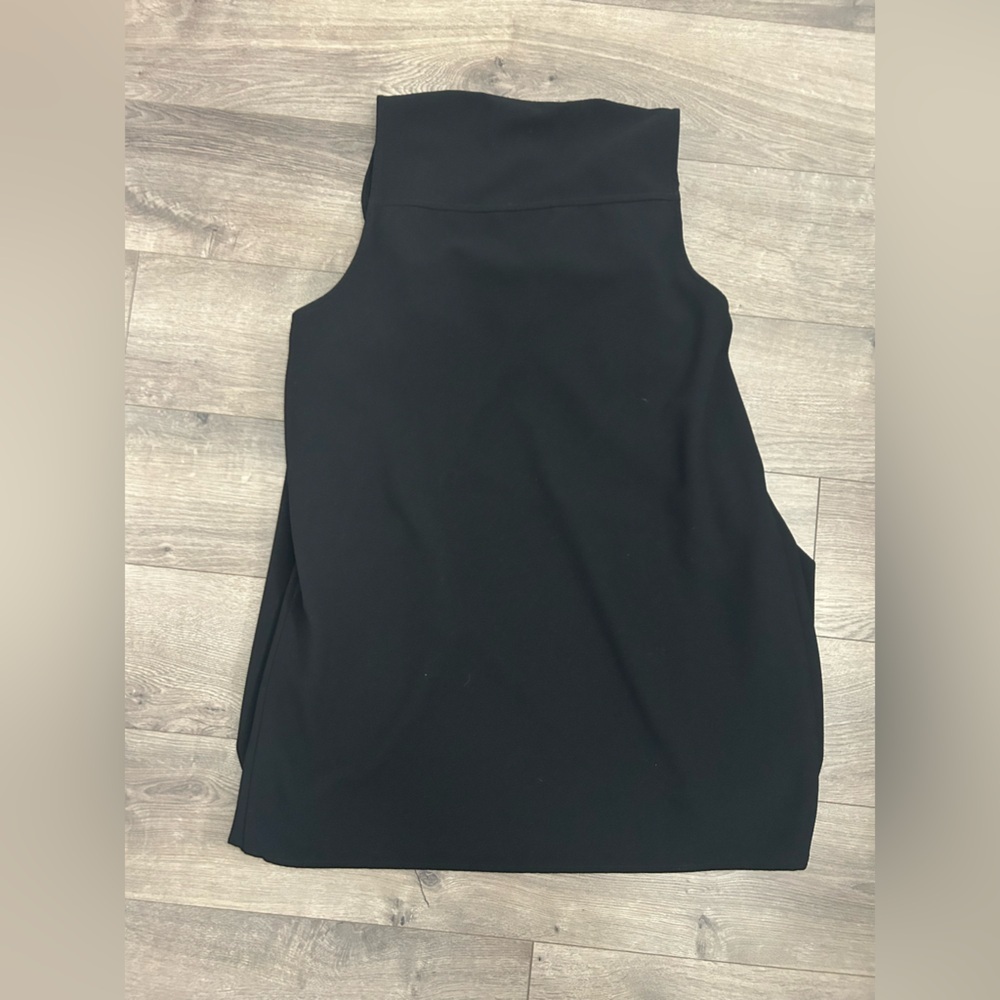 Ricki's Black Open Front Flowy Classy Vest - Picture 3 of 3